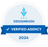 DesignRush verified company badge